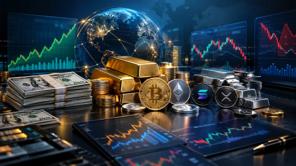 بازدهی بازارها در هفته گذشته؛ بورس، دلار، طلا و رمزارزها