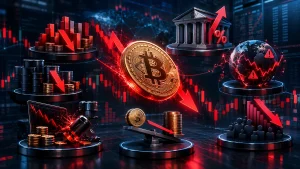 عوامل موثر بر ریزش بازار کریپتو و فشار فروش بیت کوین