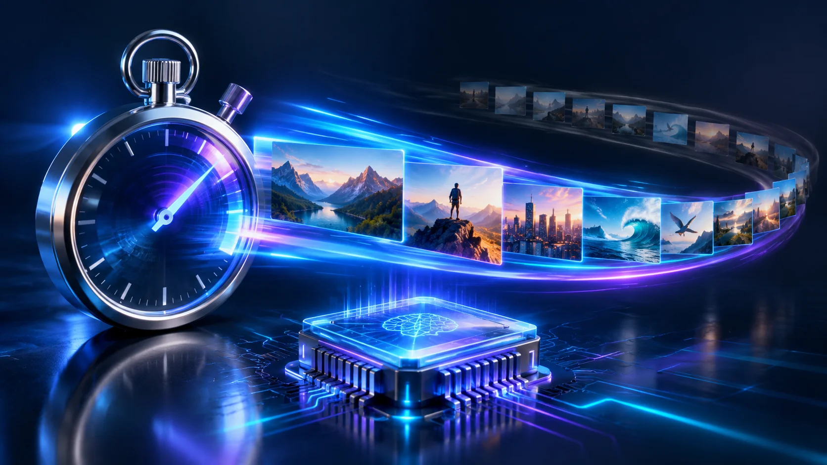 تصویر گرافیکی سهبعدی سرعت بالای تولید ویدیو با مدل FLUX 3 Max