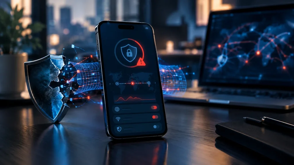رفتار مشکوک VPN در گوشی