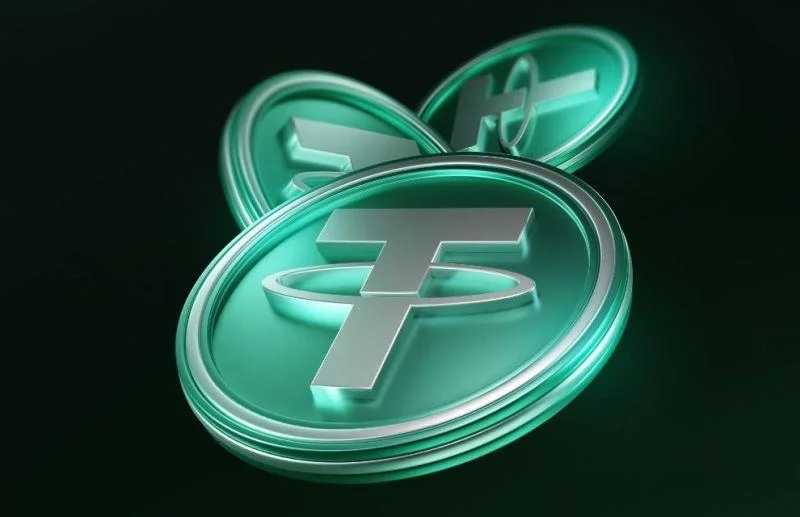 تصویر سهبعدی مقایسه دای و تتر دو استیبل کوین بازار ارز دیجیتال